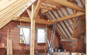 Huntstile attic trusses
